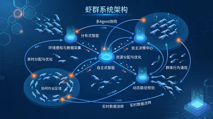 多智能体协同架构图